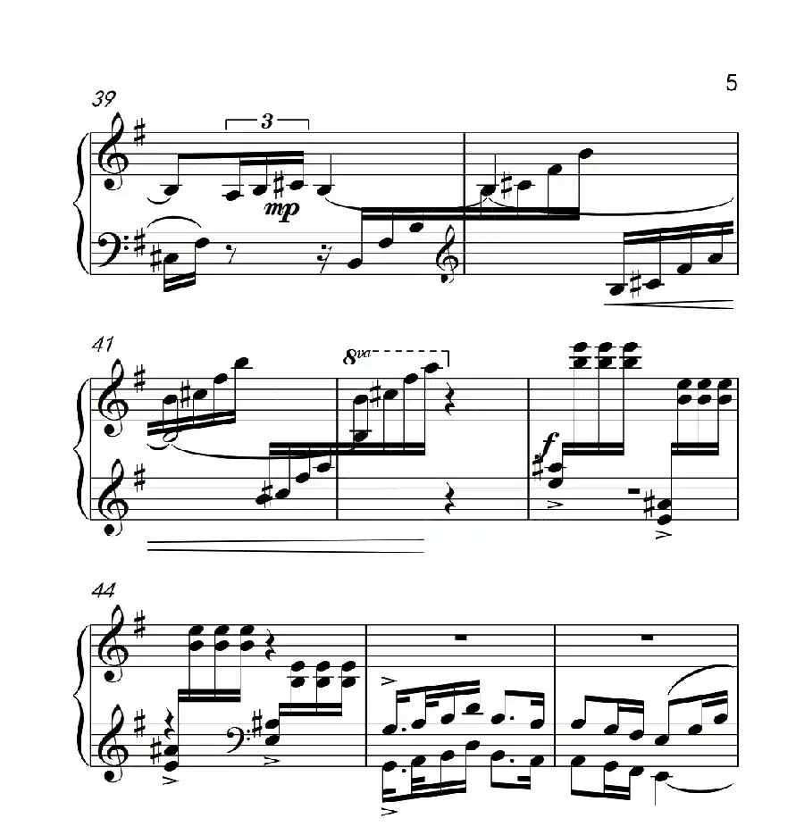 第四级 酸枣刺(中国音乐学院钢琴考级作品1~6级)