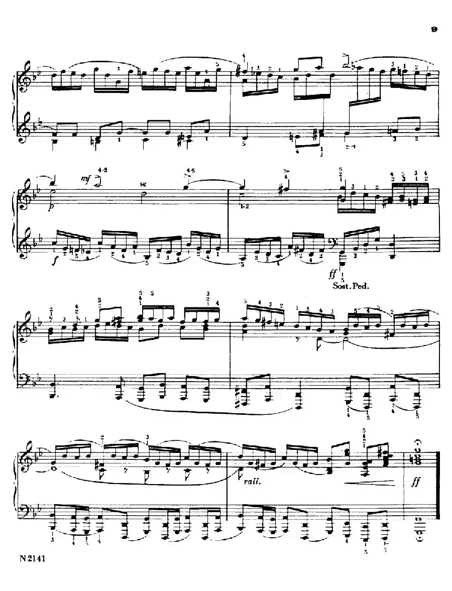 Fugue in g Minor BWV 578（g小调赋格·Briskier改编钢琴独奏版）