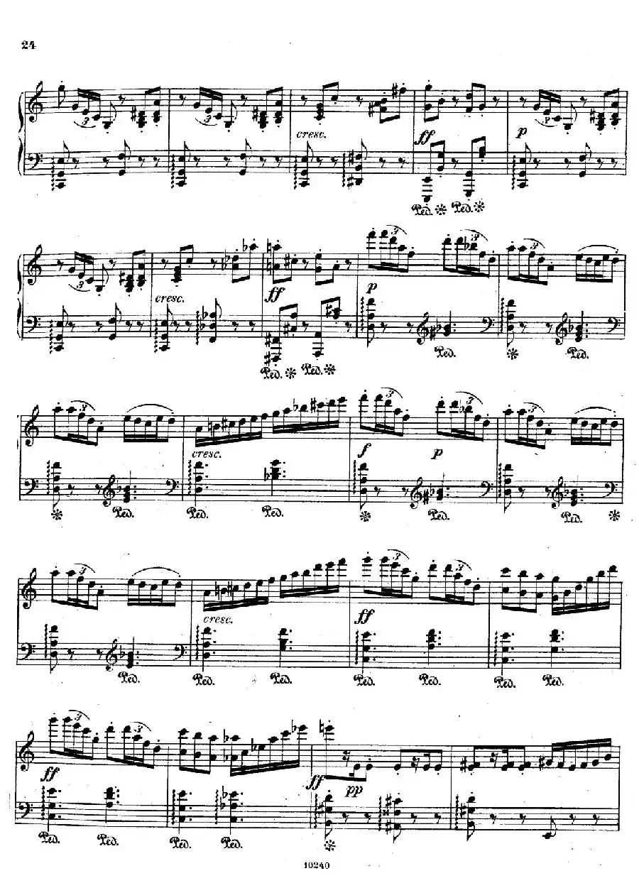 Etudes Rythmiques Op.149（节奏练习曲集）（6）