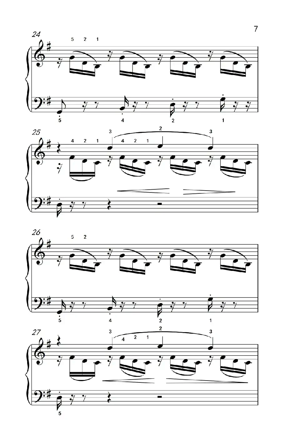 燕子（老年大学 钢琴教程 3）