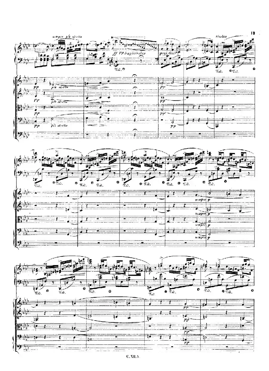 Piano Concerto No.2 in f Minor Op.21（f小调第二钢琴协奏曲·总谱）