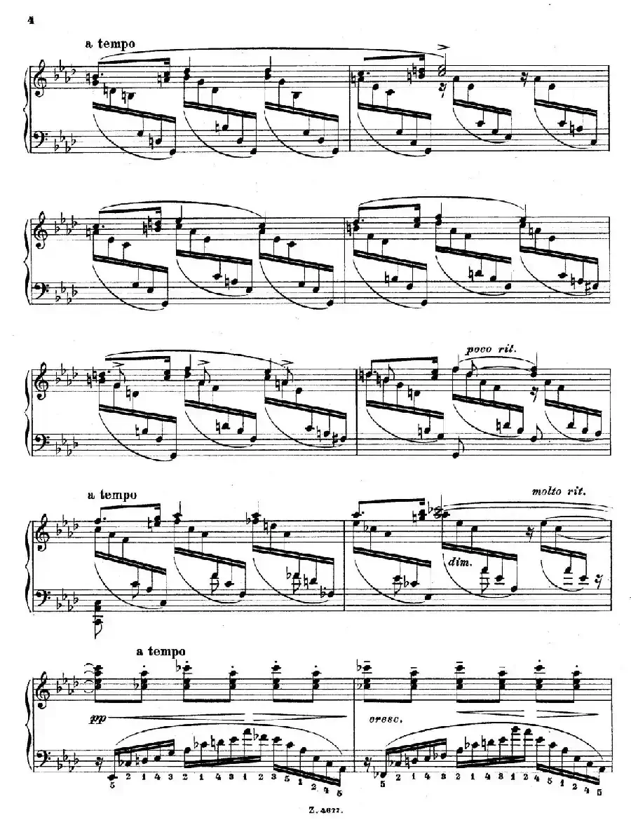 Charakterskizzen Op.40（个性素描 3. 无题 Nenien）