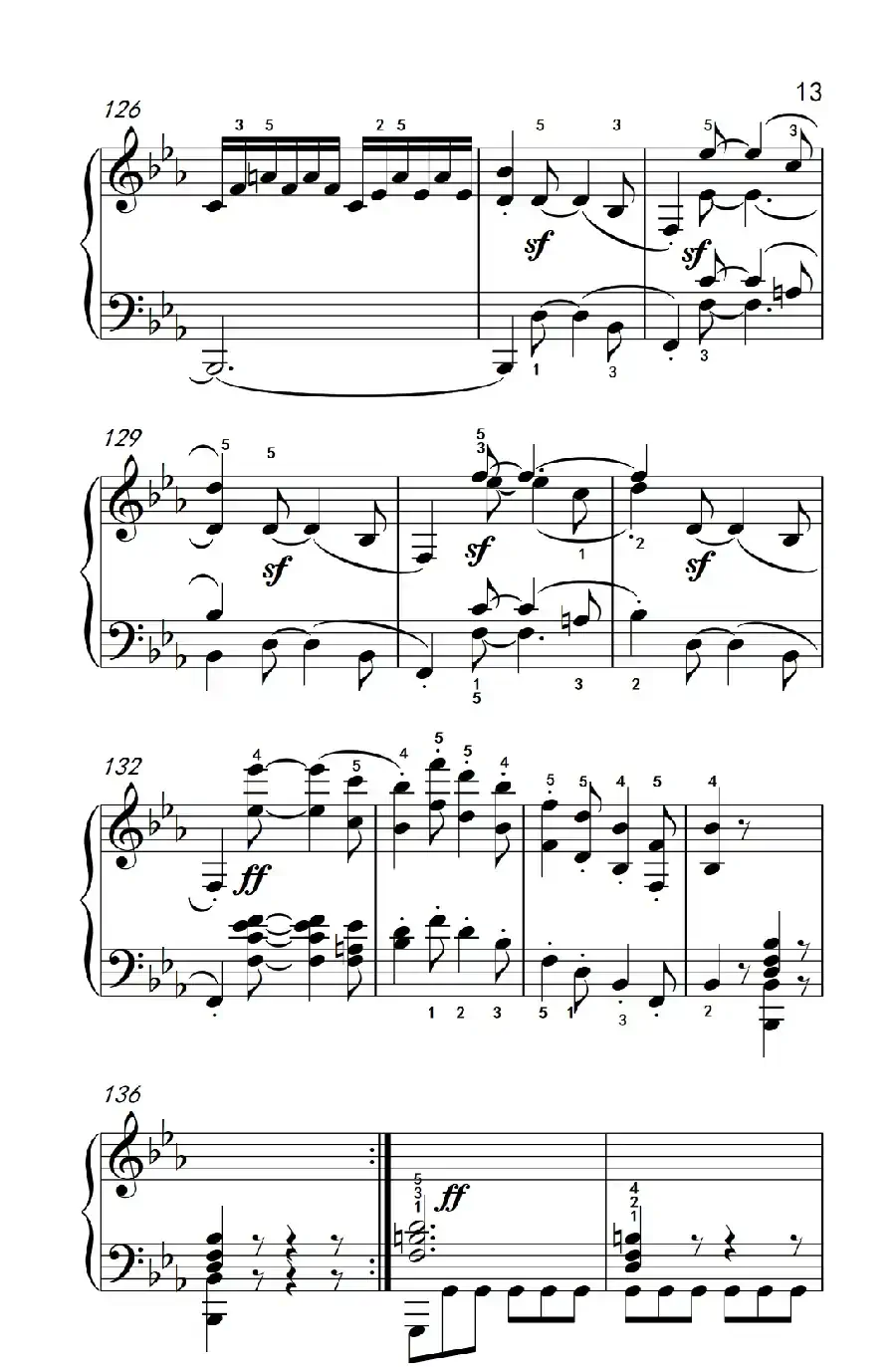 奏鸣曲 Opus 7 第一乐章(贝多芬奏鸣曲集 2)