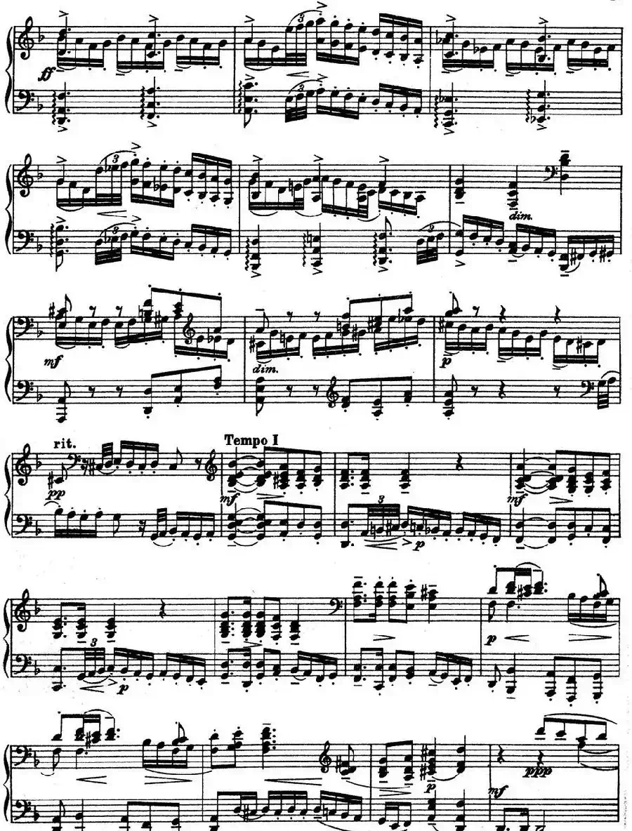 10 Preludes Op.23（拉赫玛尼诺夫10首前奏曲·Ⅲ）