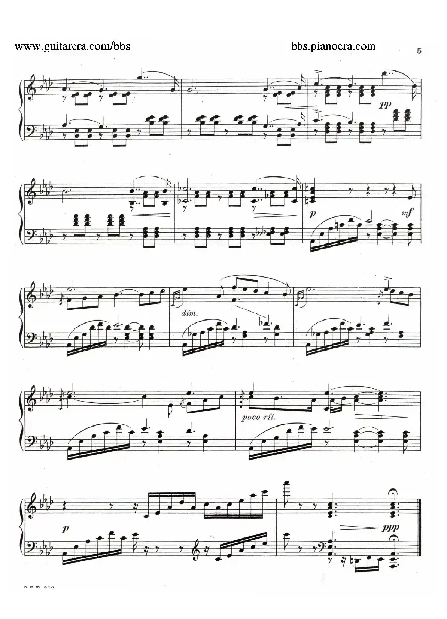 Eight Preludes Op.30（8首前奏曲 8. 降A大调）