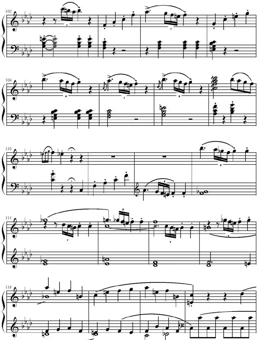 奏鸣曲第一乐章