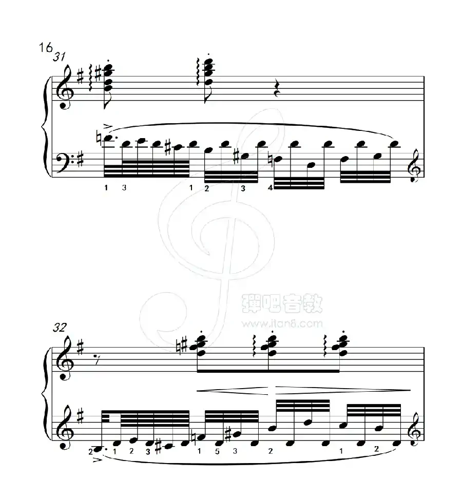 练习曲 58(克拉莫钢琴练习曲60首)