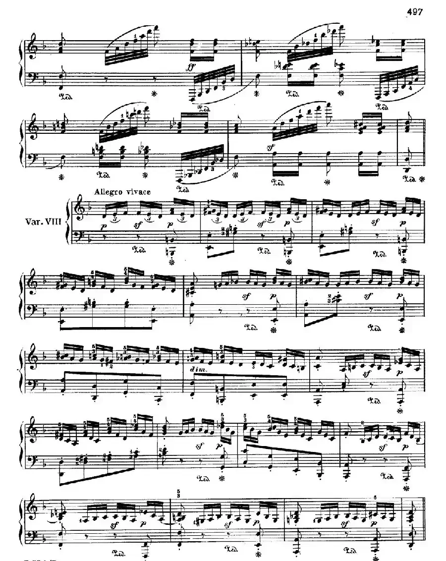 Variations Serieuses Op.54（d小调庄严变奏曲）