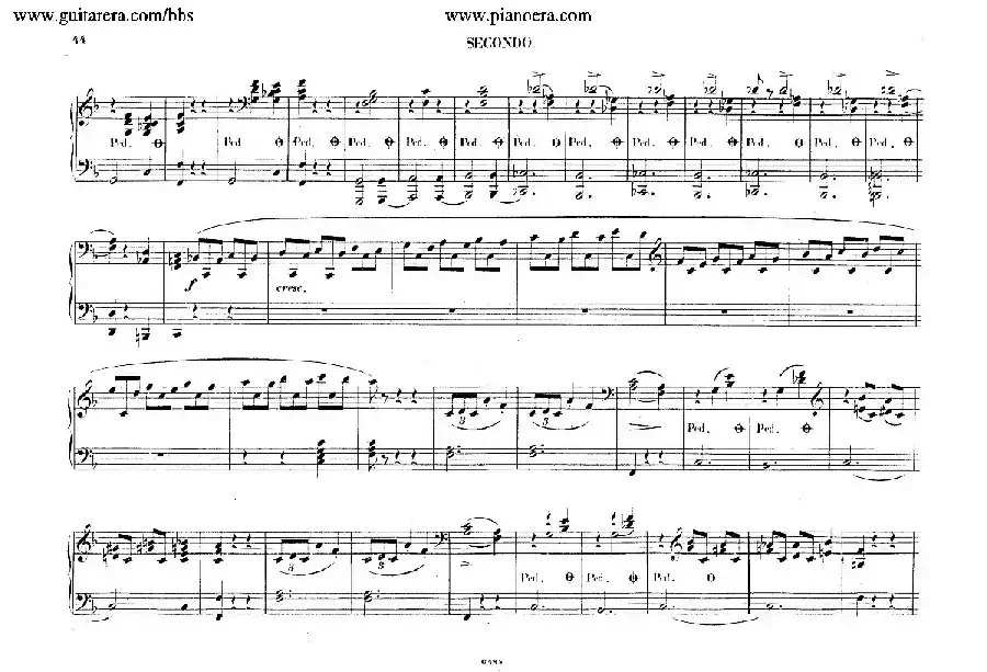 Piano Concerto No.2 in f Minor Op.21（f小调第二钢琴协奏曲·四手联弹版）