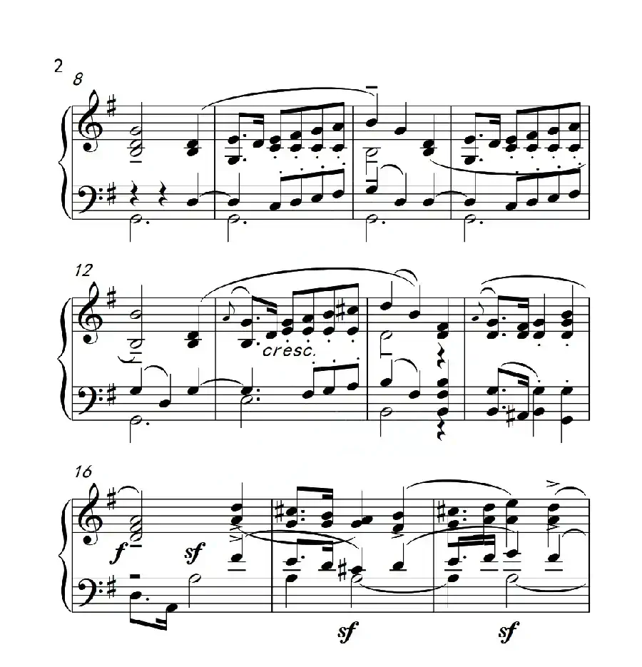 第四级 儿童短曲（中国音乐学院钢琴考级作品1~6级）