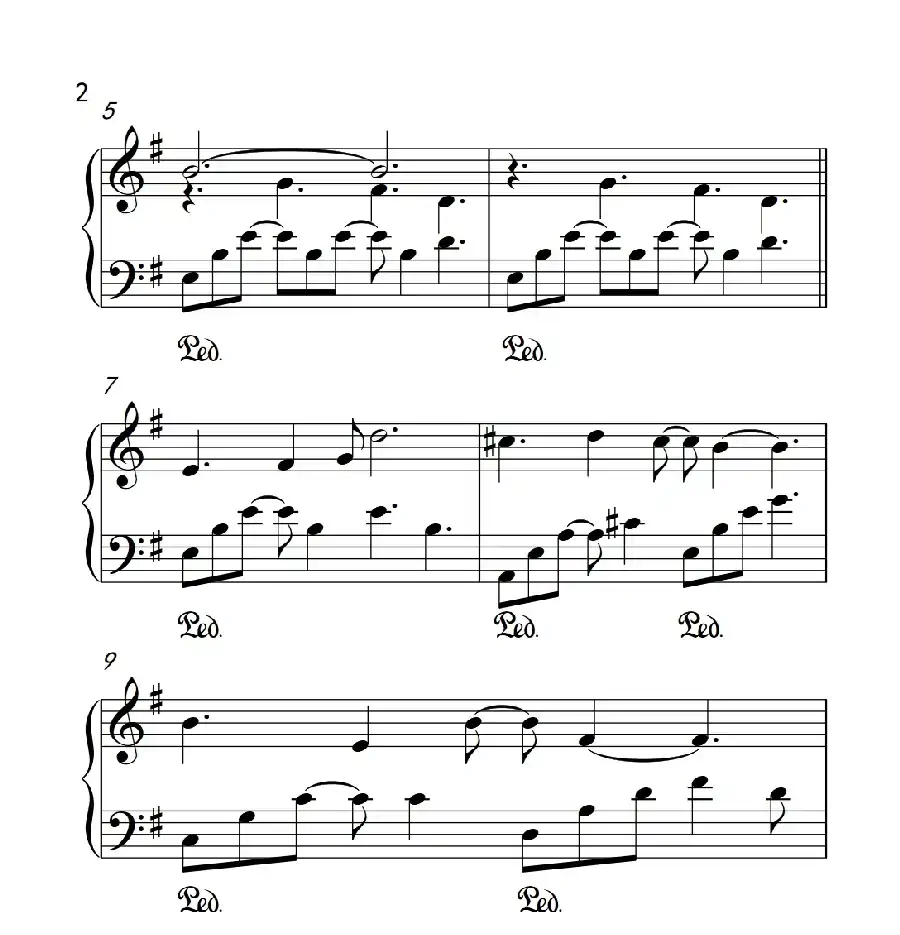 伊人如梦（《弹吧音教》制谱）