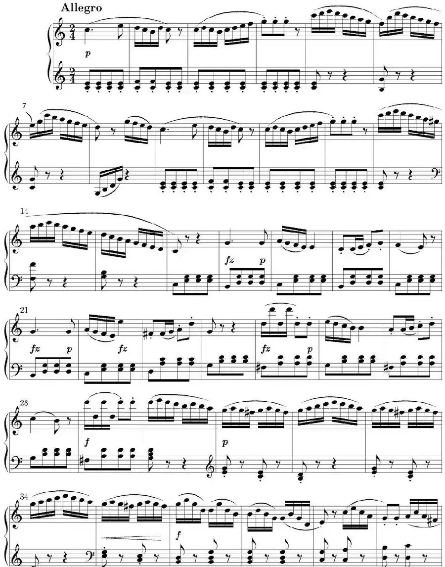 6 Sonatinas Op.36（6首钢琴小奏鸣曲-3）