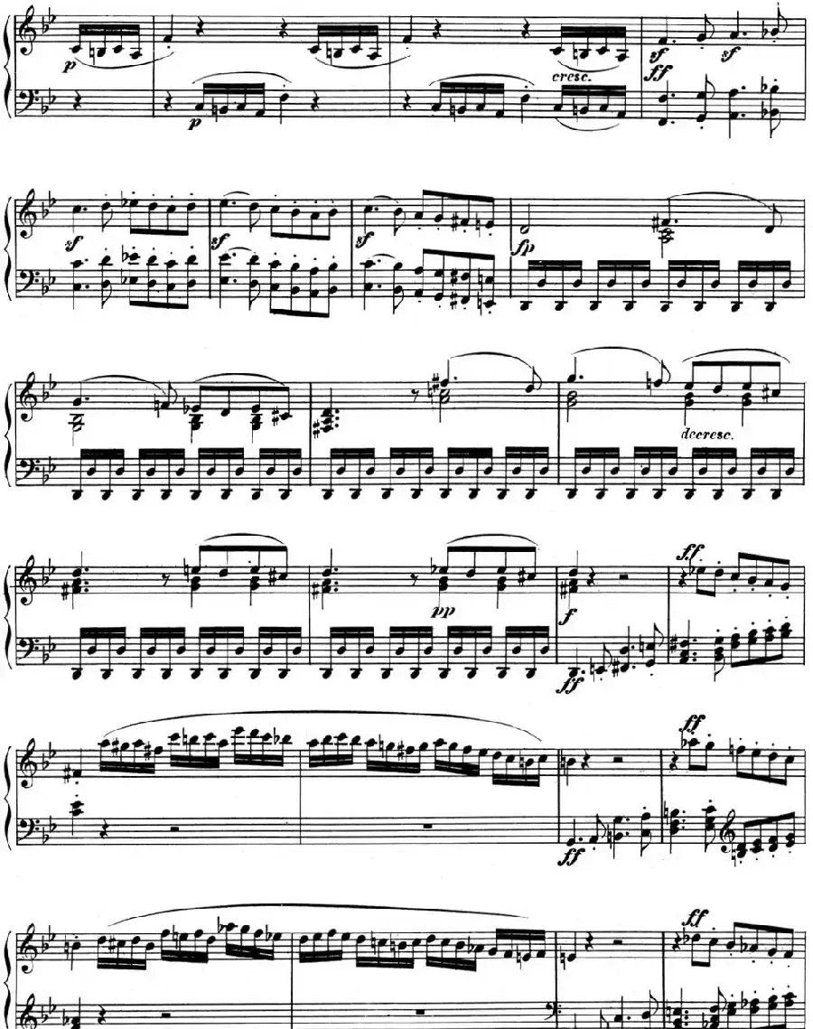 贝多芬钢琴奏鸣曲11 降B大调 Op.22 B-flat major