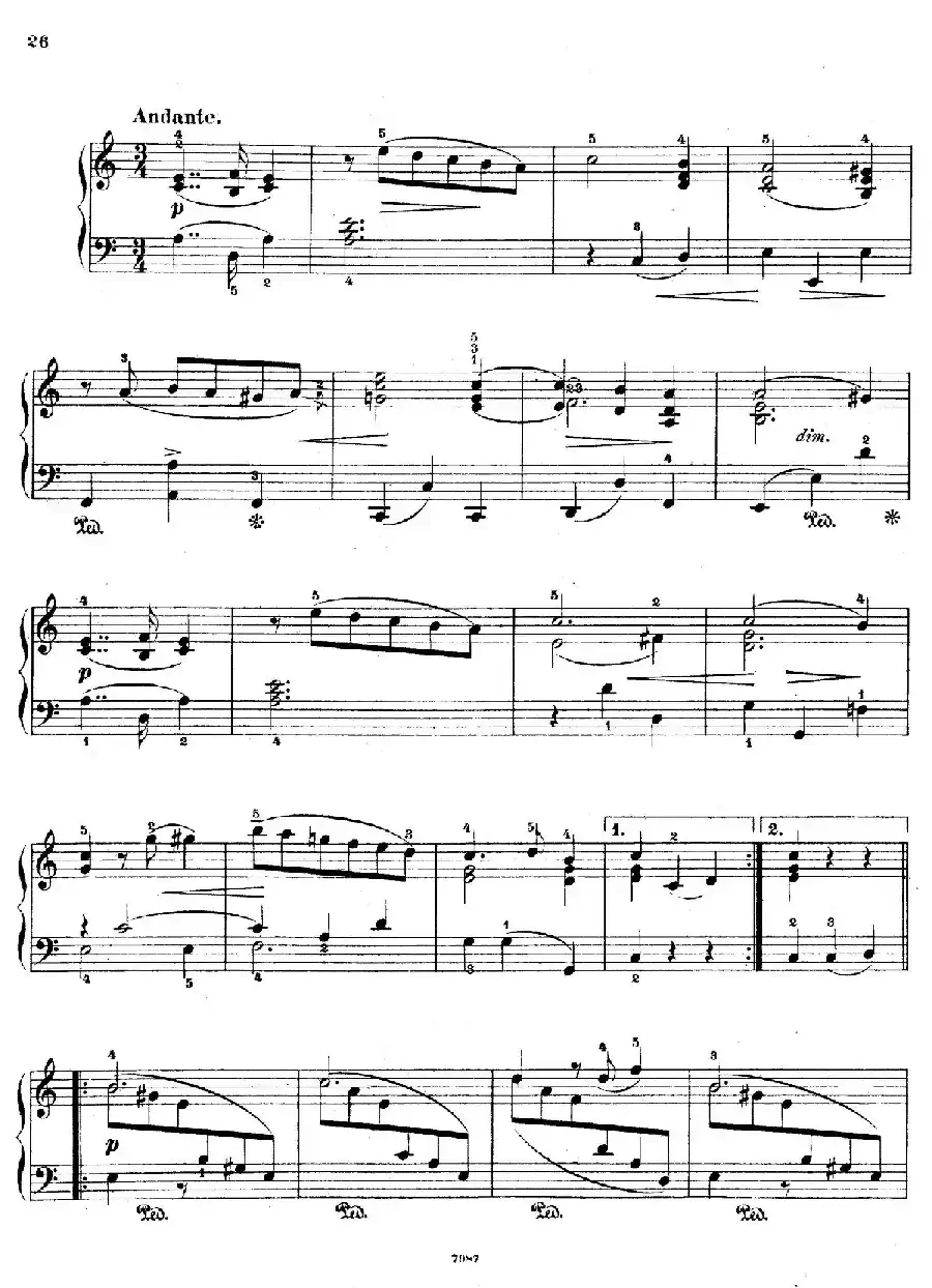 Five Sonatinas Op.70（5首钢琴小奏鸣曲·3）