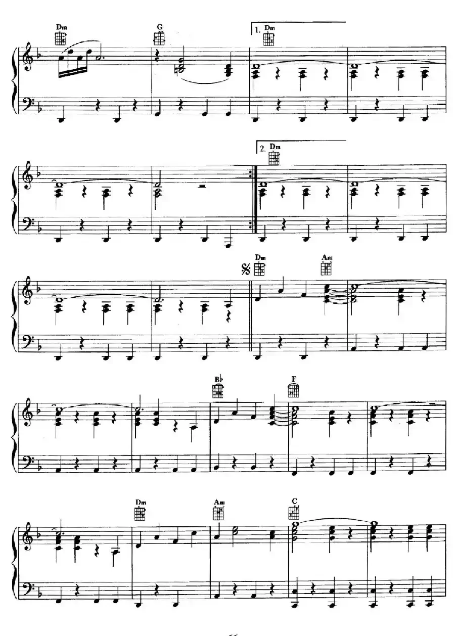 电影配乐大师莫瑞康最佳20首钢琴谱（Best of Ennio Morricone·20）