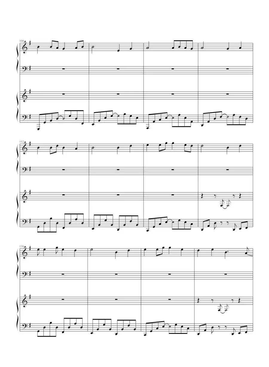 海浪（双钢琴）