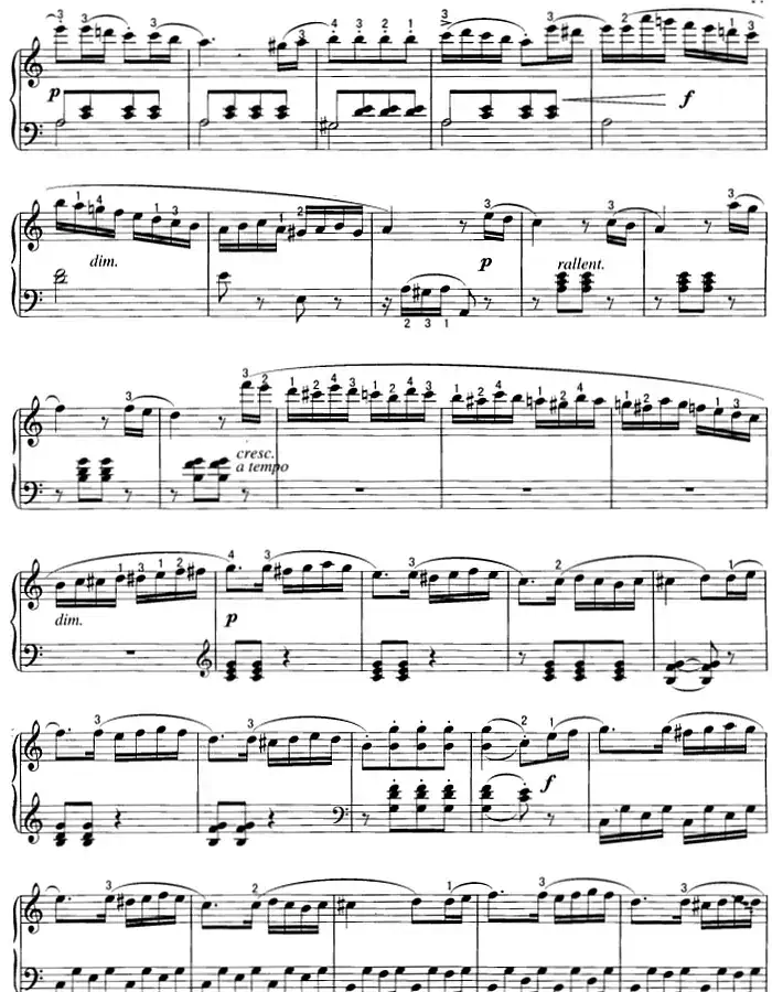 不可不弹的世界钢琴名曲：小奏鸣曲Op.20-1