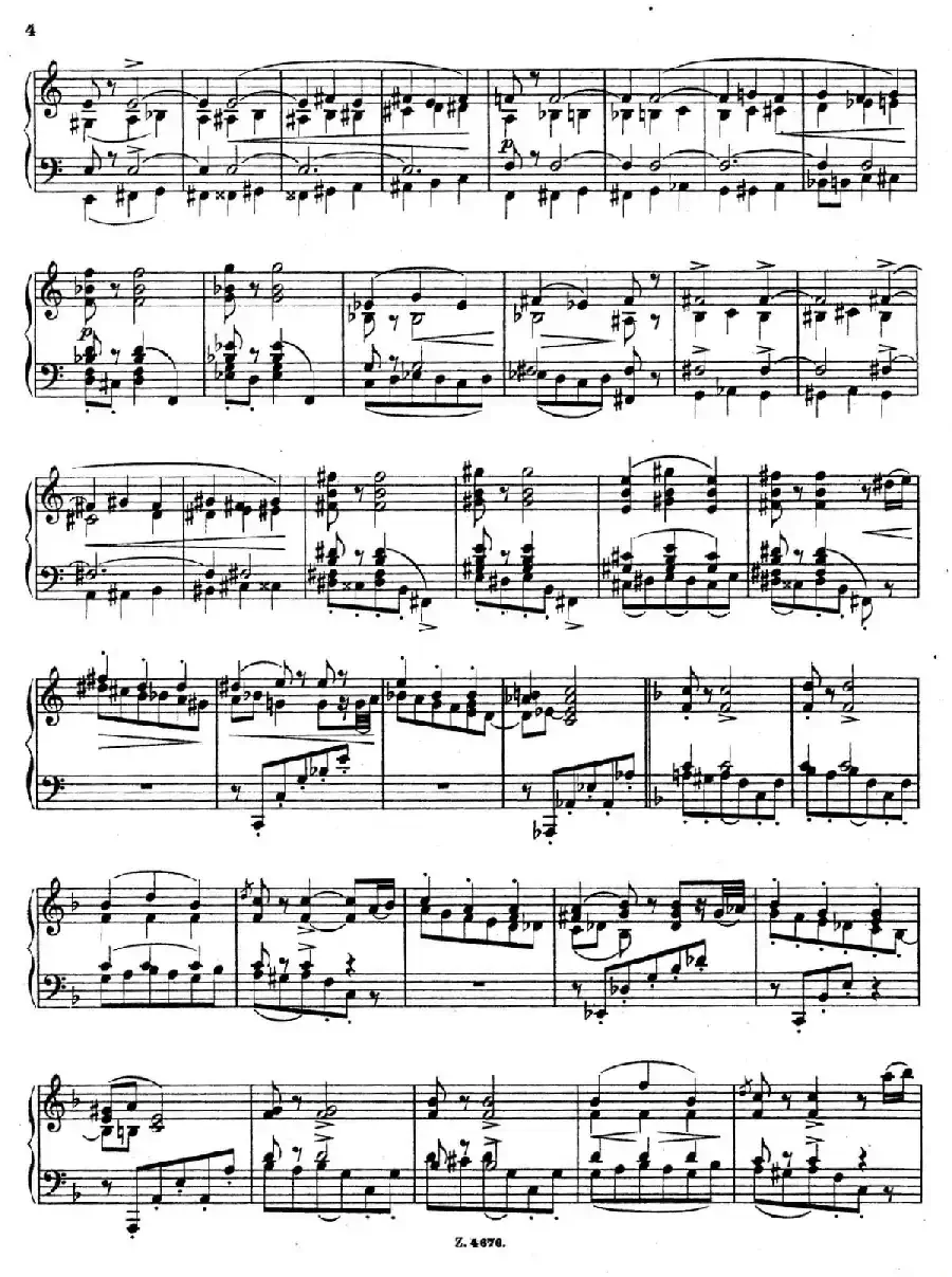 Charakterskizzen Op.40（个性素描 2. 往事 Jadis）