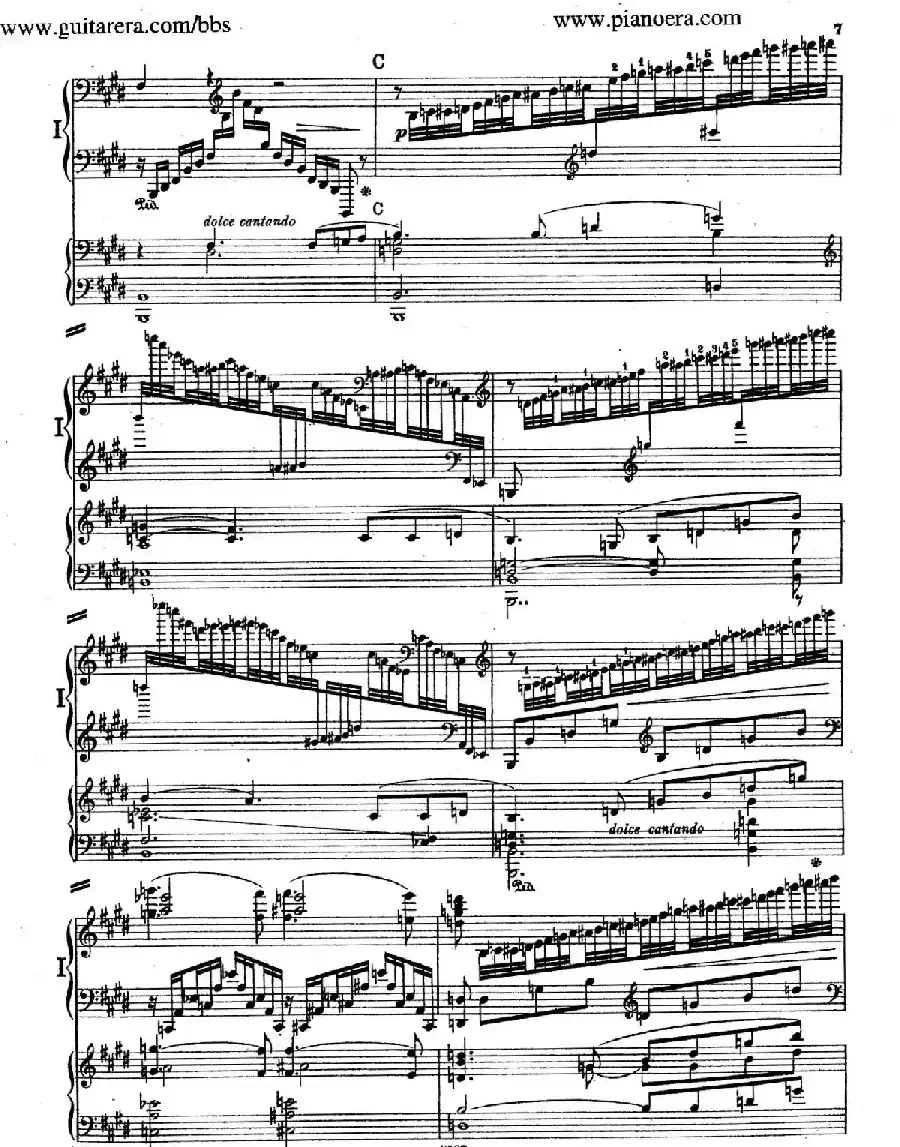 Piano Concerto in E Major Op.59（E大调钢琴协奏曲·双钢琴·第一乐章）