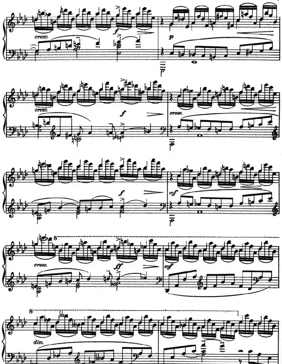 10 Preludes Op.23（拉赫玛尼诺夫10首前奏曲·Ⅷ）