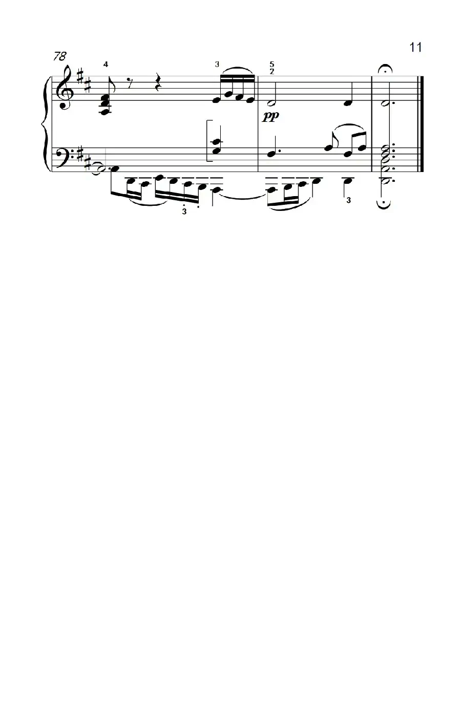 奏鸣曲 Opus 2 Nr.2 第二乐章(贝多芬奏鸣曲集 1)