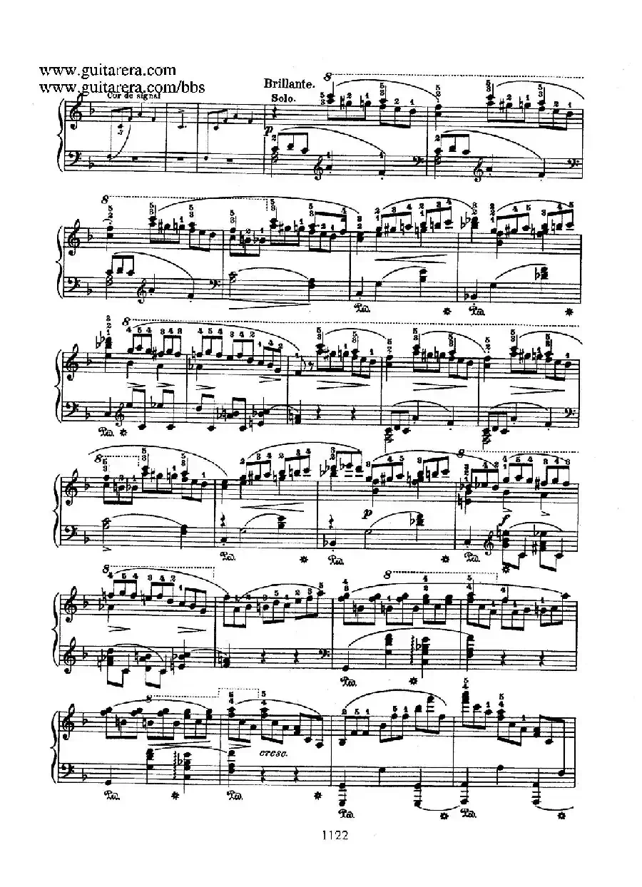 Piano Concerto No.2 in f Minor Op.21（f小调第二钢琴协奏曲·钢琴独奏版）