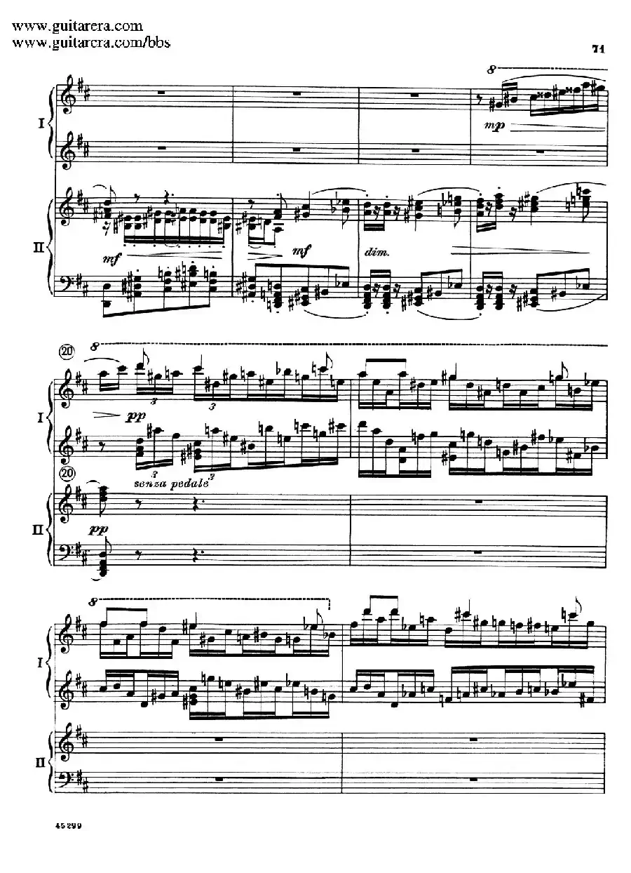 Piano Concerto Op.38（钢琴协奏曲·双钢琴·第三乐章）