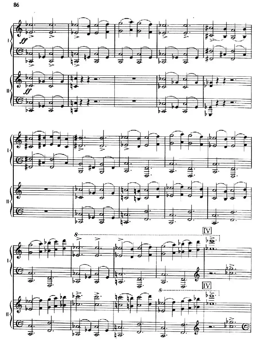 The Planets Op.32（双钢琴）（行星·第六乐章 天王星—魔术师）