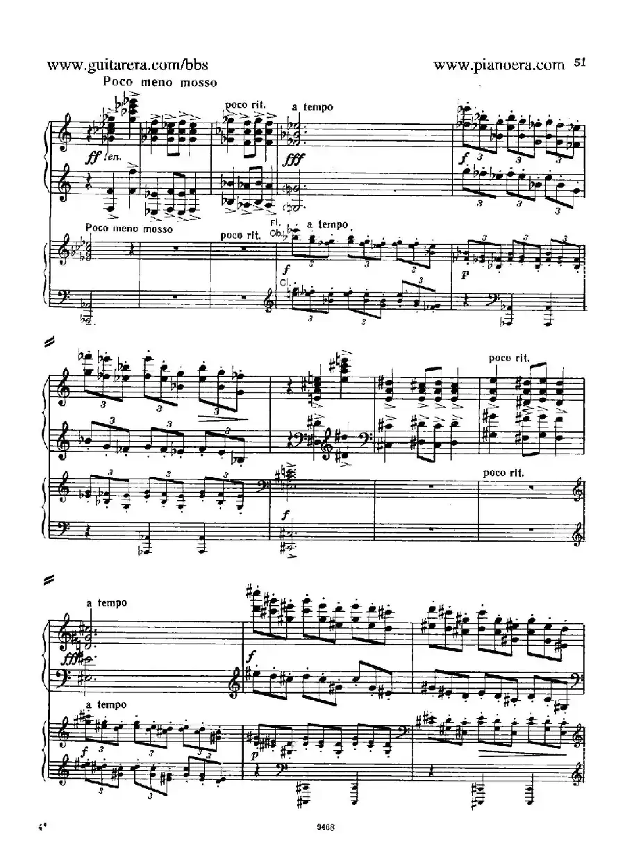 Piano Concerto in D-flat Major Op.37（降D大调钢琴协奏曲·Ⅱ·双钢琴）