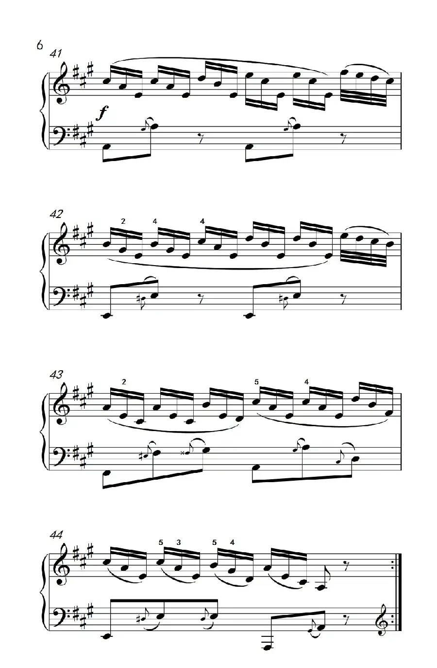 A大调钢琴奏鸣曲 优雅的行板