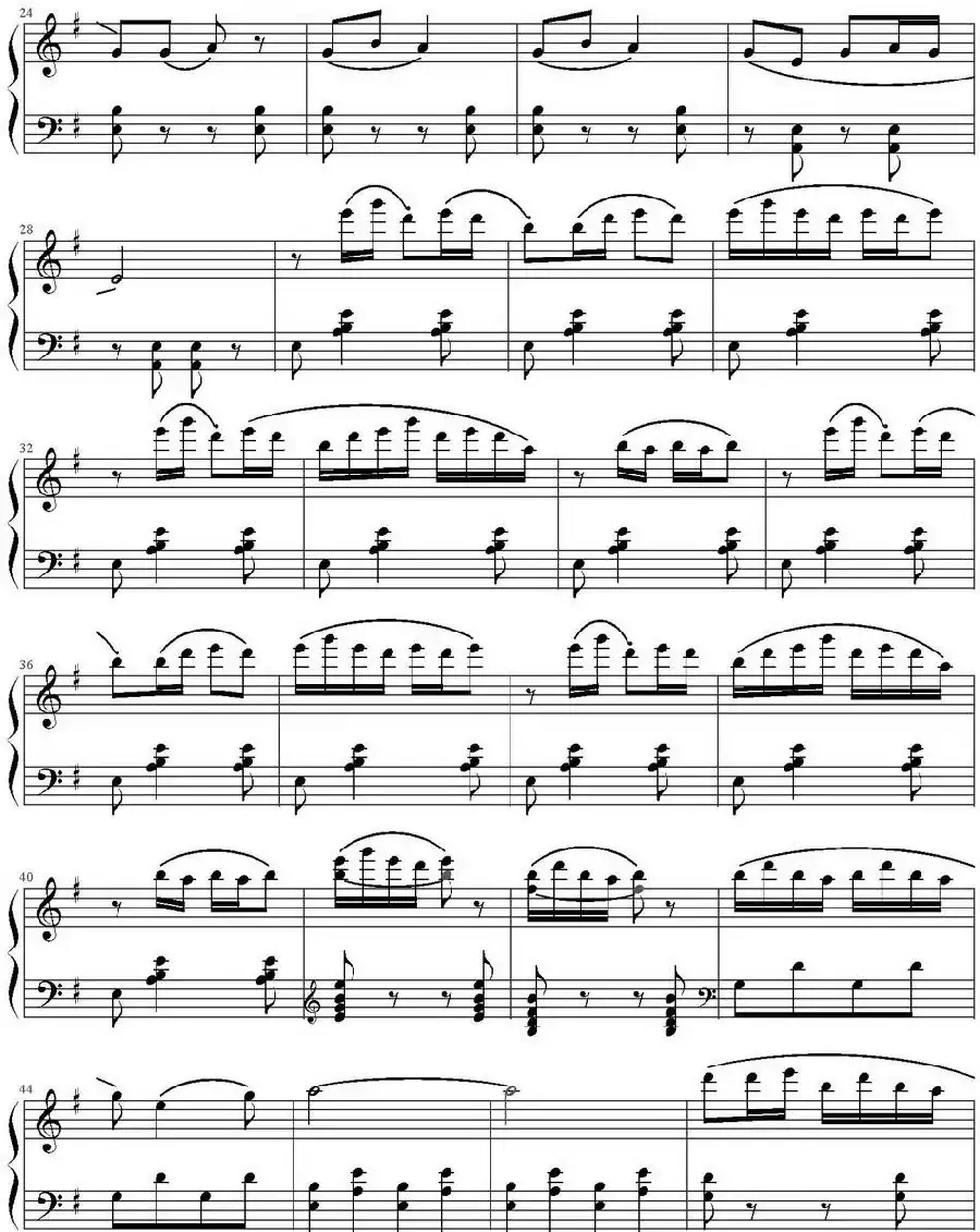 采茶扑蝶(弹琴吧制谱版)