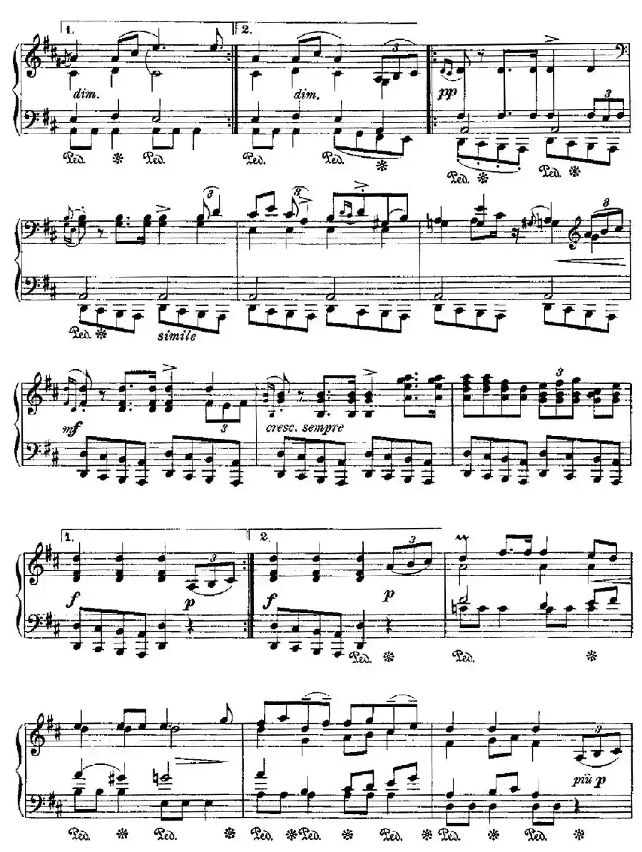 斯拉特舞曲（Slatter Op.72）（Ⅲ）