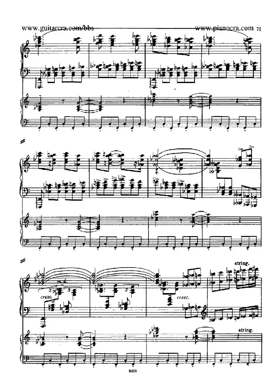 Piano Concerto in D-flat Major Op.37（降D大调钢琴协奏曲·Ⅲ·双钢琴）