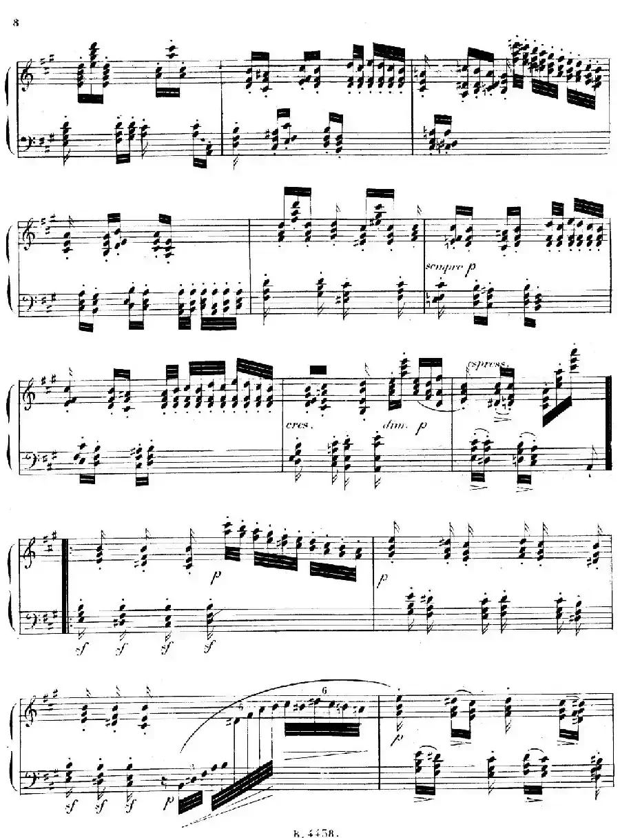 3 Grandes Etudes Op.76 No. 2（3首华丽练习曲·2）