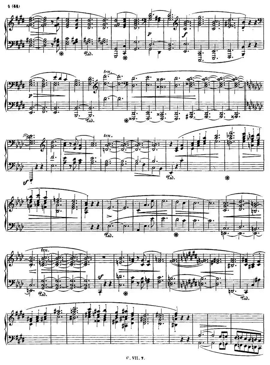 E大调钢琴谐谑曲Op.54（第四号）