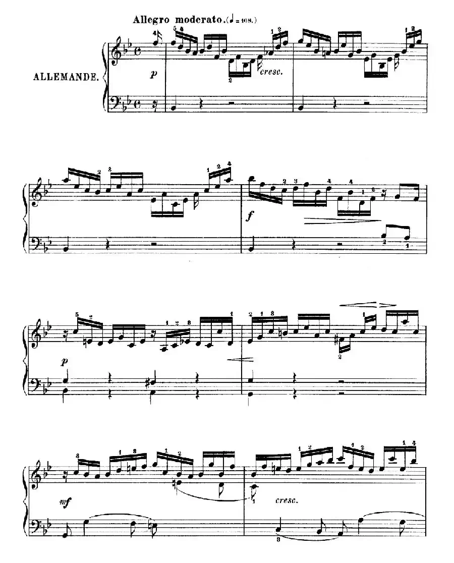 Six Partitas BWV 825-830（6首帕蒂塔·1）