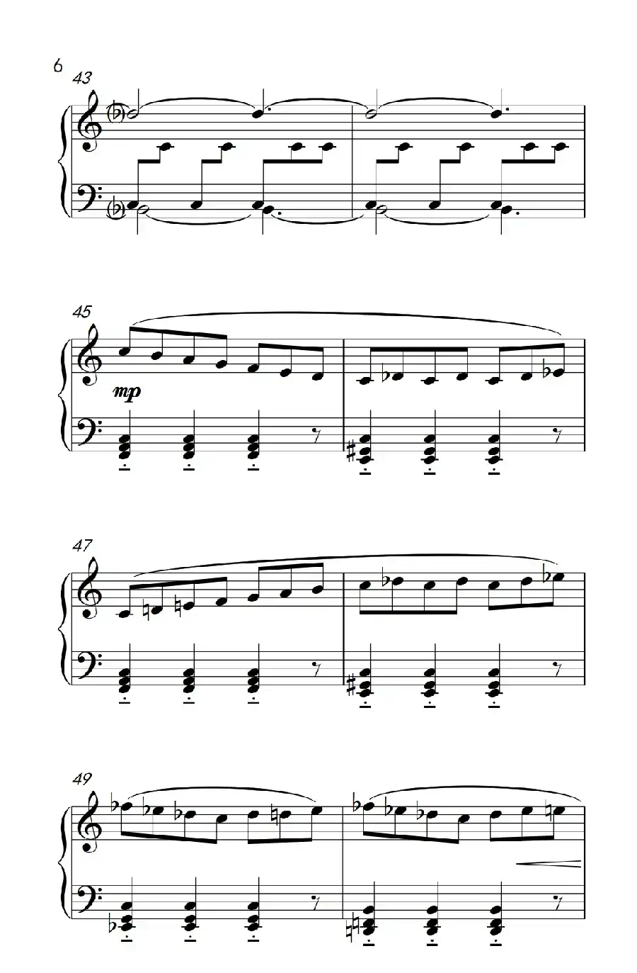 六首保加利亚节奏舞曲 第二首（巴托克 小宇宙 钢琴教程 6）