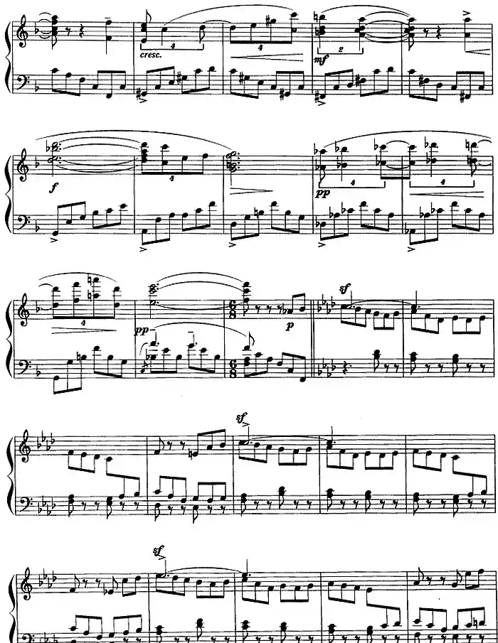 现代钢琴曲：7、即兴曲（Op.31，No.27）