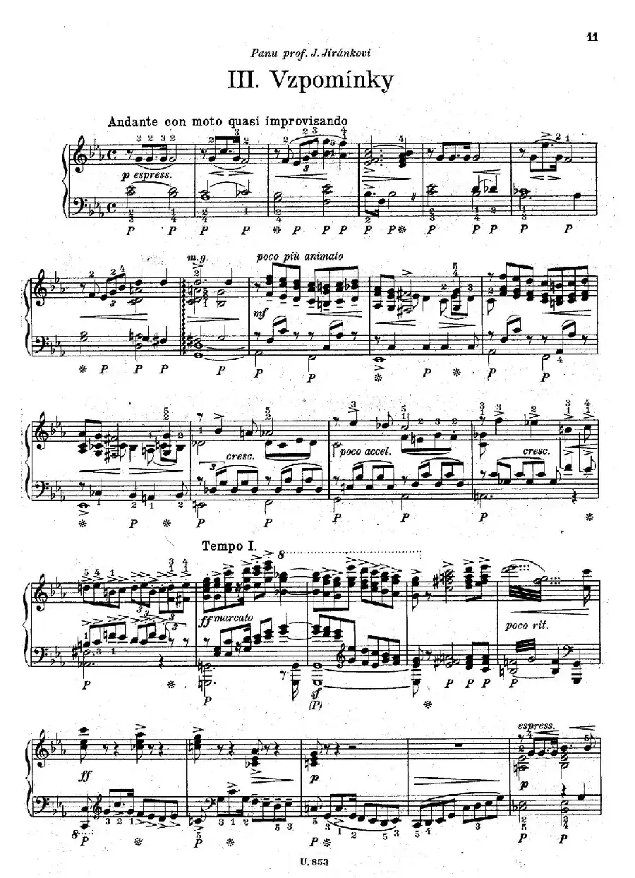Six Piano Pieces Op.7（6首钢琴小品·Ⅲ）