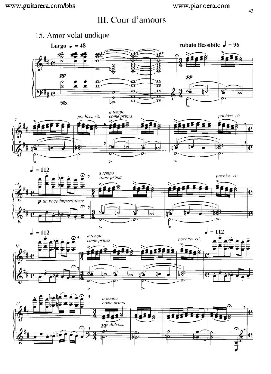 Carmina Burana（布兰诗歌）（清唱剧）