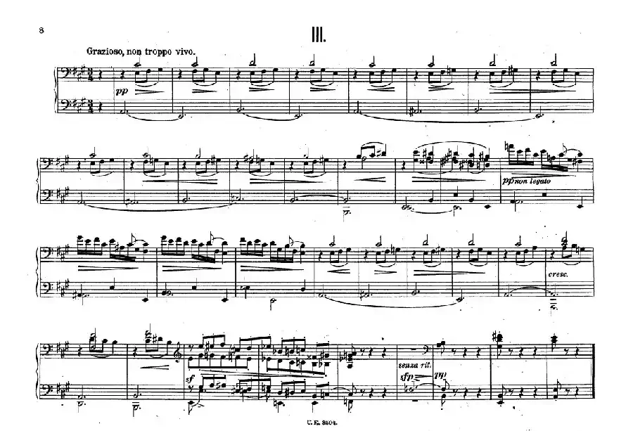 5 Waltzes Op.51-4 Hands（5首圆舞曲-四手联弹）