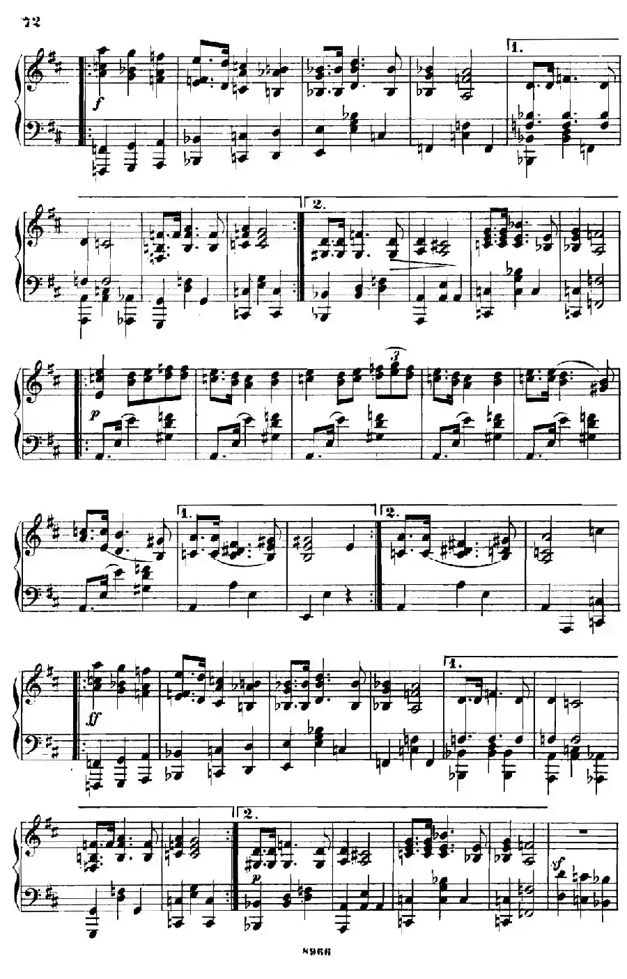 舞会 Le Bal Op.14（No.8）