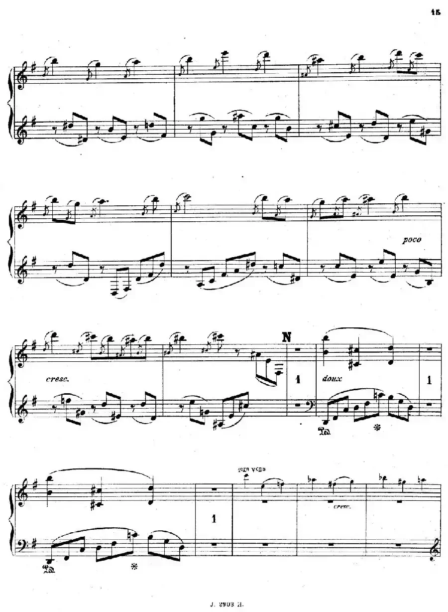 Symphony on a French Mountain Air Op.25（法国山歌交响曲·钢琴独奏·Ⅰ）