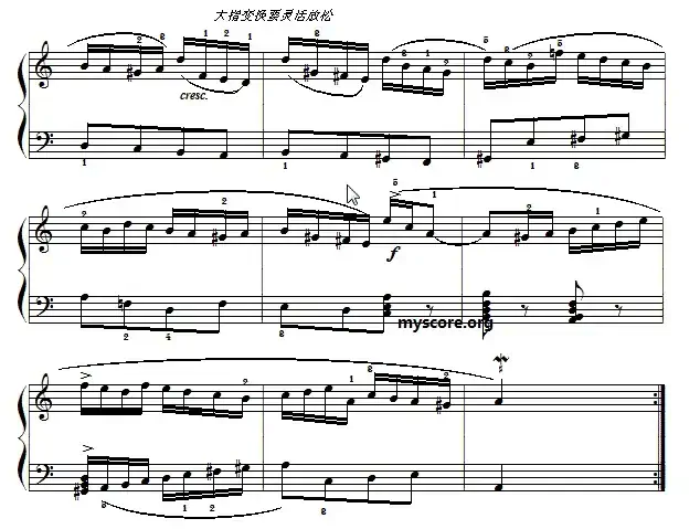 巴赫初级钢琴曲之二十二：谐谑