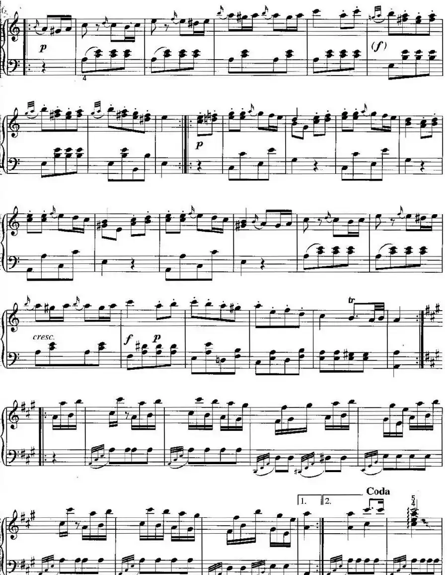 不可不弹的世界钢琴名曲：土耳其进行曲