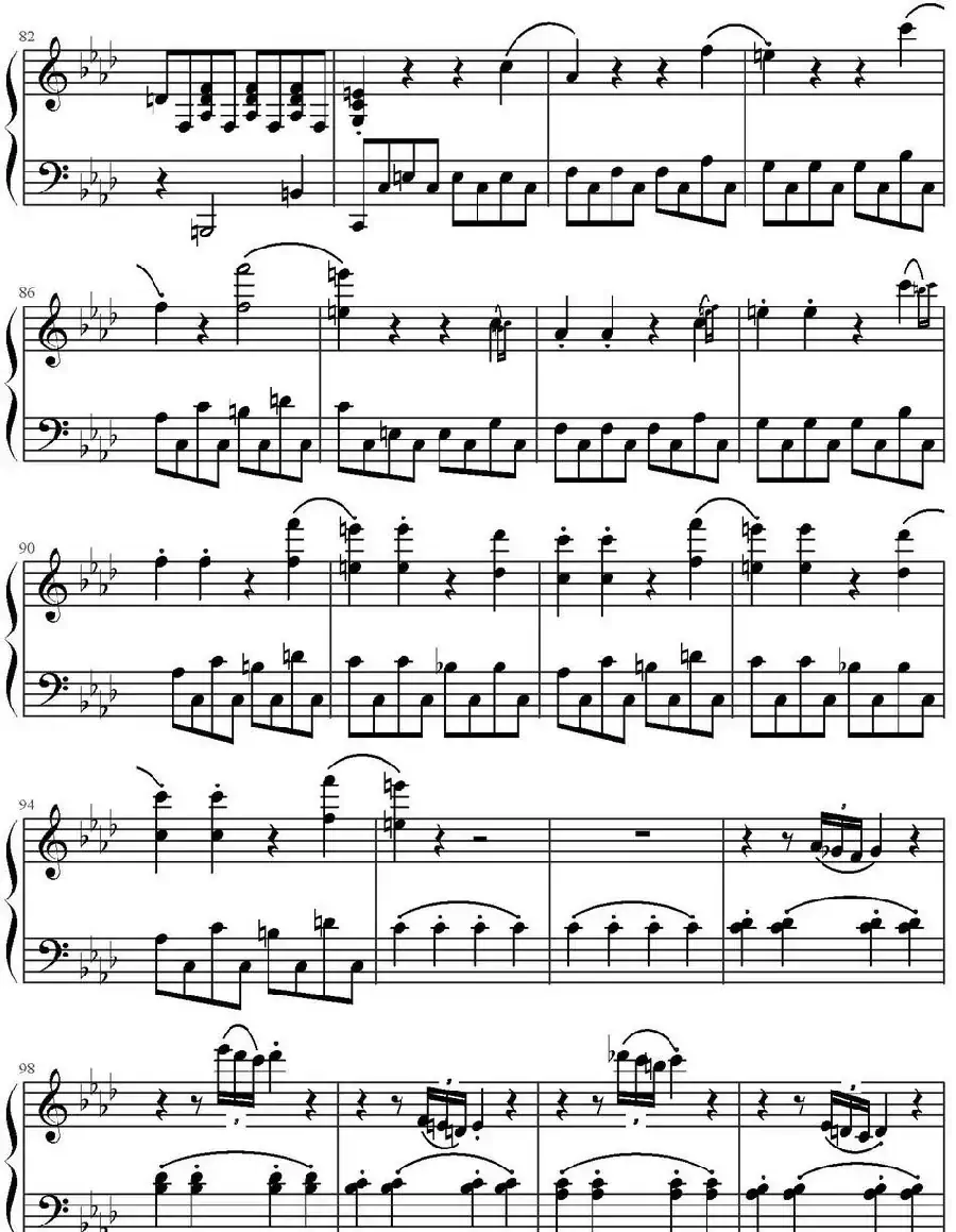 奏鸣曲第一乐章