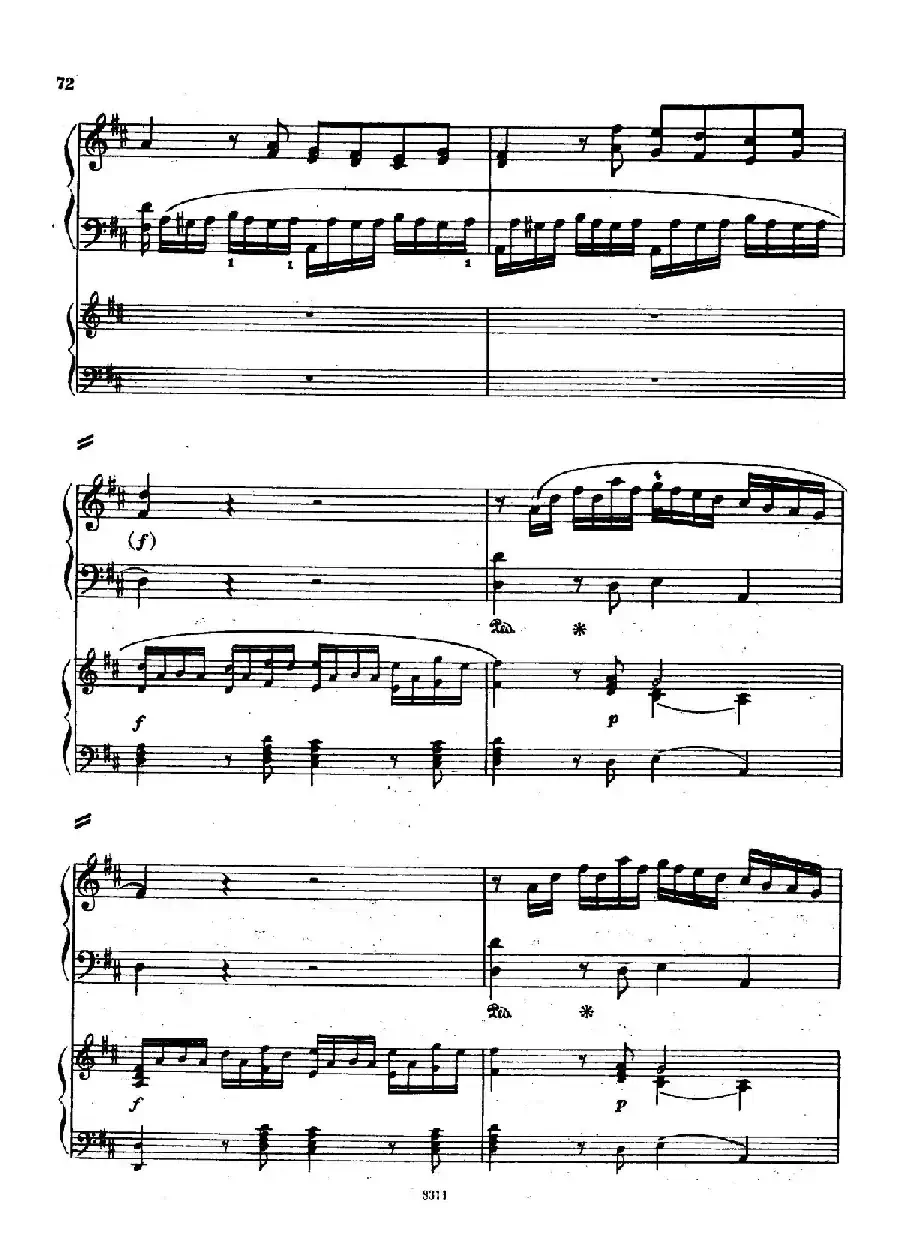 Concerto no 5 K 175 - 2 Piano（Ⅰ）