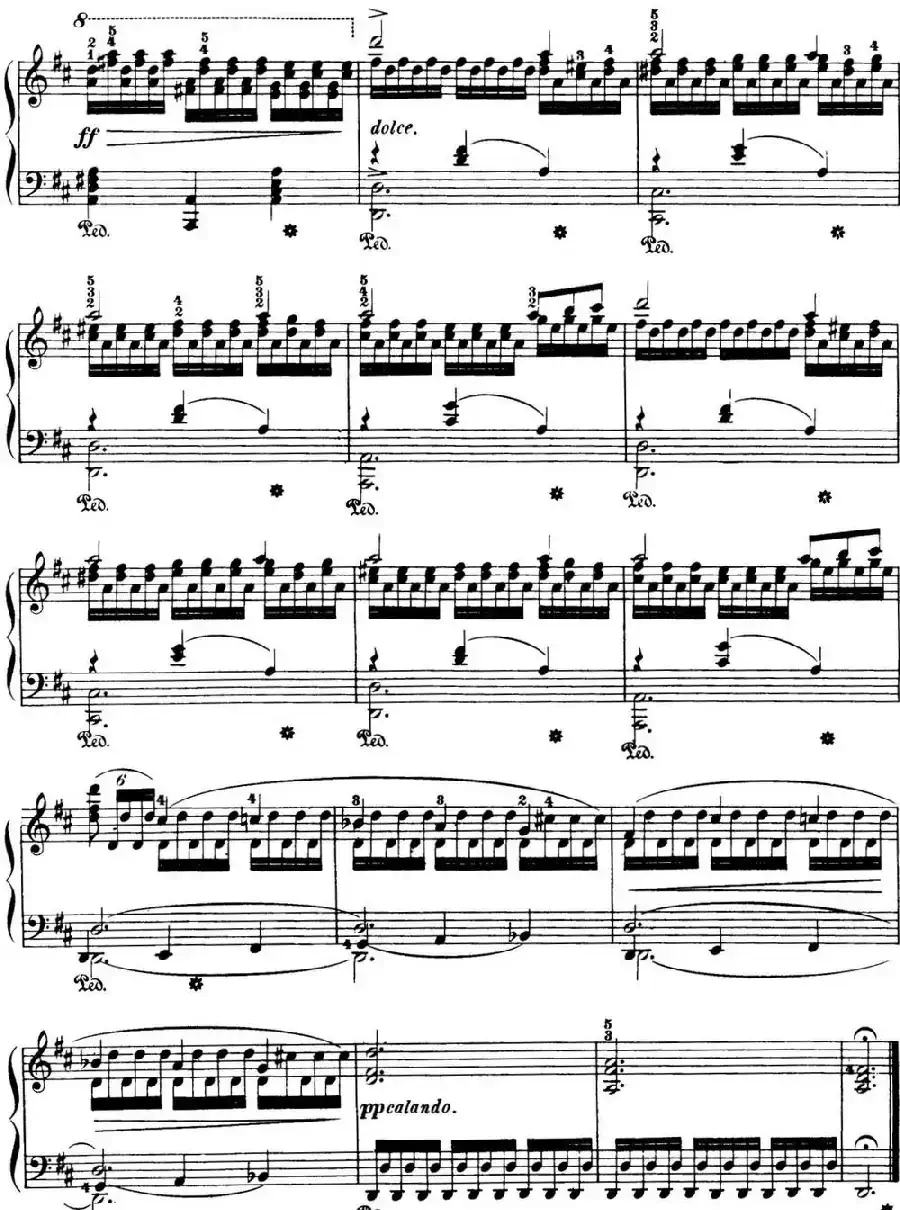 50首车尔尼Op.740钢琴手指灵巧技术练习曲（NO.27）