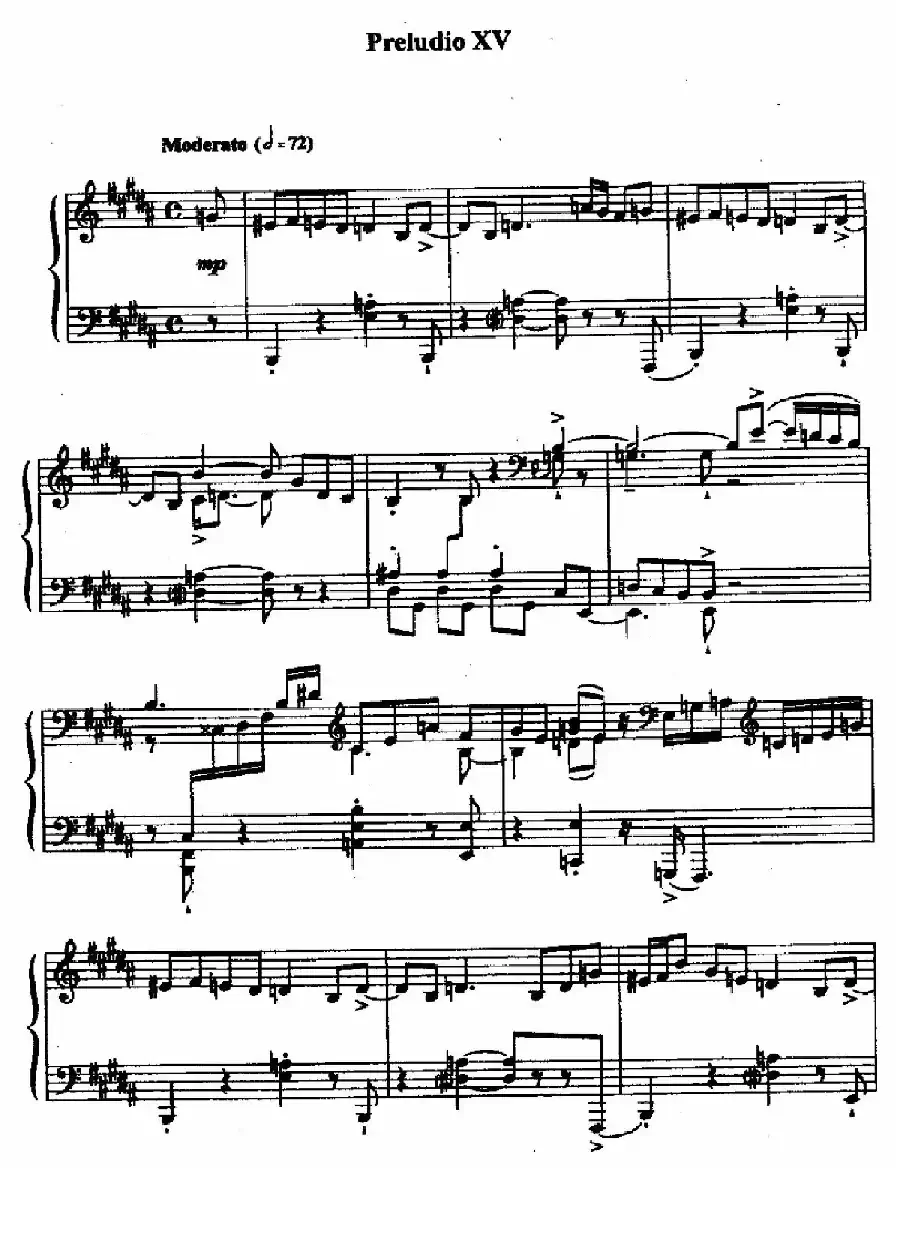 24 Preludes and Fugues Op.82（24首前奏曲与赋格·15）