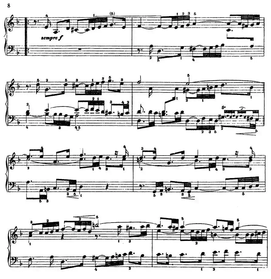 第一组曲：d小调·吉格